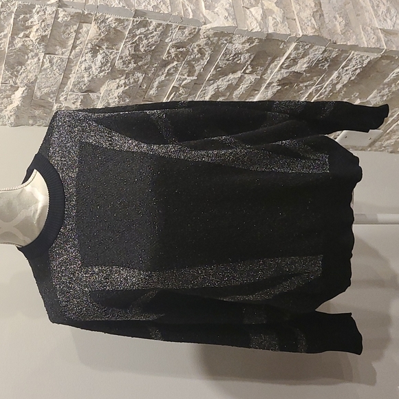 Iro Metallic Black and Silver Dock Sweater - Picture 3 of 9